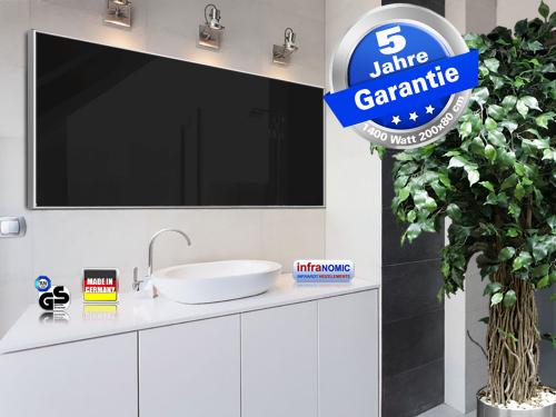 Preview: Front ESG Glas schwarz emailliert